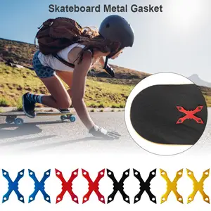 2 шт., Алюминиевые защитные прокладки для скейтборда, Лонгборда