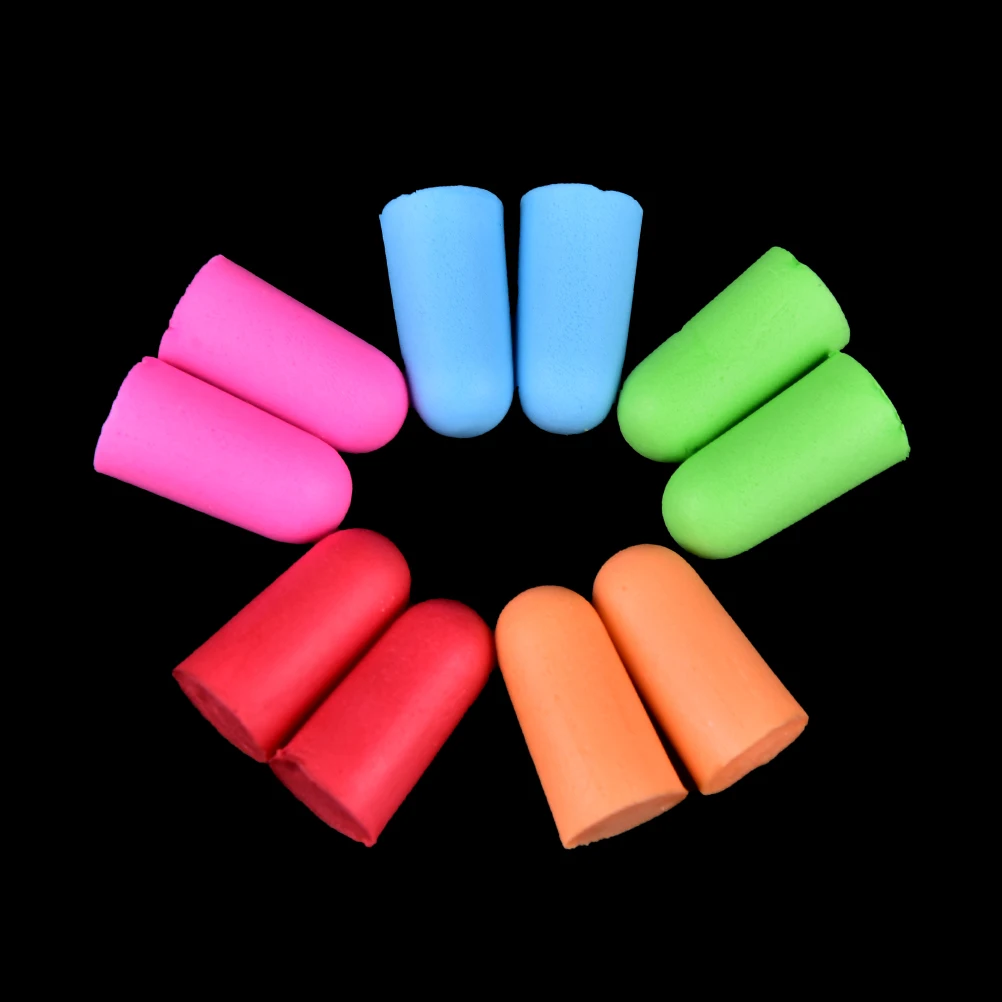 1pair Earplugs Sleeping Plugs For Travel Anti-noise Soft Ear Sound Insulation Protection Noise Reduction 5 Colors | Красота и