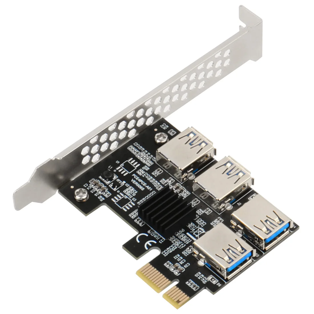 xt xinte pci express 1 до 4 слот pcie 1x к 16x riser card добыча pcie usb3 0 п