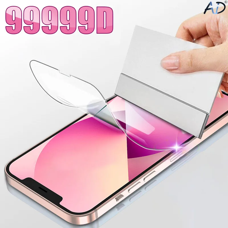 

1PCS Hydrogel Film For iPhone 13 12 11 Pro Max Screen Protector 8 S 7 6 Plus Mini X XS XR SE 2020 iPhone13 Not Glass Accessories