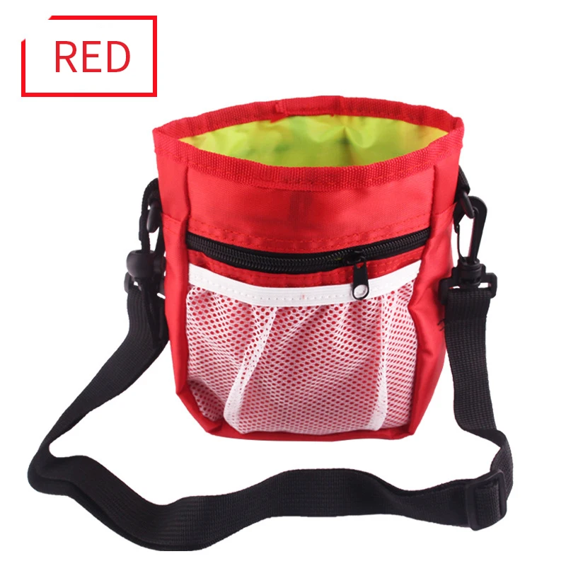 Pet Dog Treat Training Pouch Puppy Snack Bag Storage Holder Dispenser 3 Ways To Wear New Large Feed Bait Belt product | Дом и сад