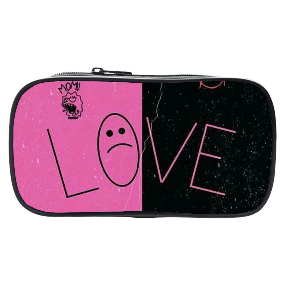

Lil Peep Pencil Case Student Boy Girl Pen Bag Fashion High Quality Cute Stationery Bag Rapper Fashion Multifunction Pencil Case