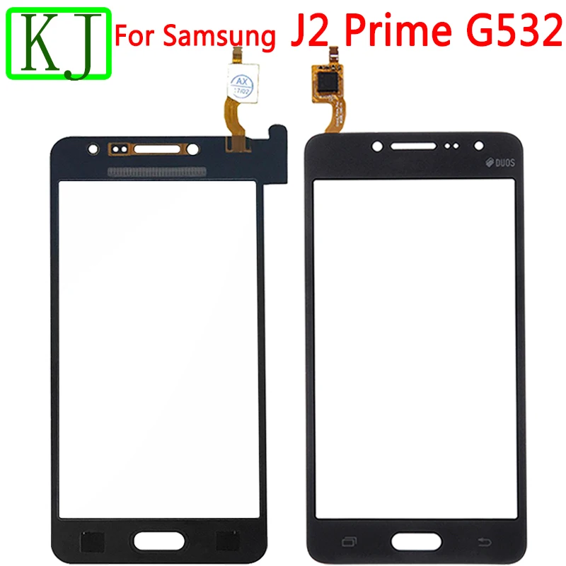 10 шт для samsung Galaxy J2 Prime G532 спереди Стекло внешнее Сенсорное Сенсор планшета Панель G532 Сенсорный экран - Цвет: 10PCS Black