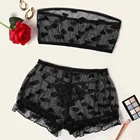 Женское нижнее белье размера плюс, Сетчатое чувственное нижнее белье, женский прозрачный бюстгальтер, комплект трусиков, эротическое нижнее белье, женское сексуальное нижнее белье