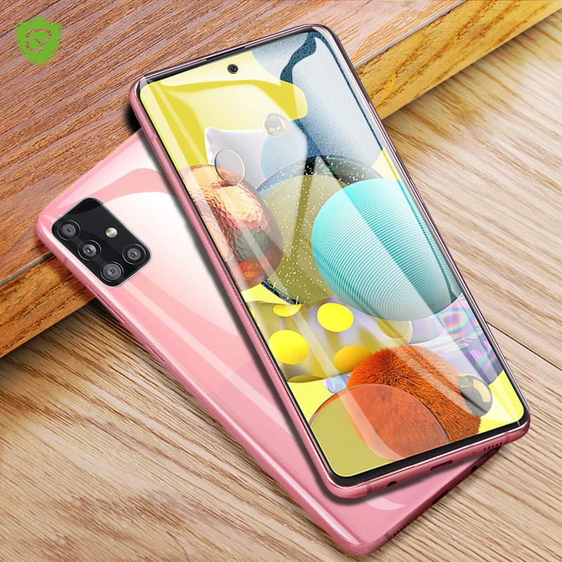 

CHYI 3D изогнутая пленка для Samsung Galaxy A51 5G Защитная пленка для экрана полное покрытие нано-Гидрогелевая пленка с инструментами не стекло без пуз...