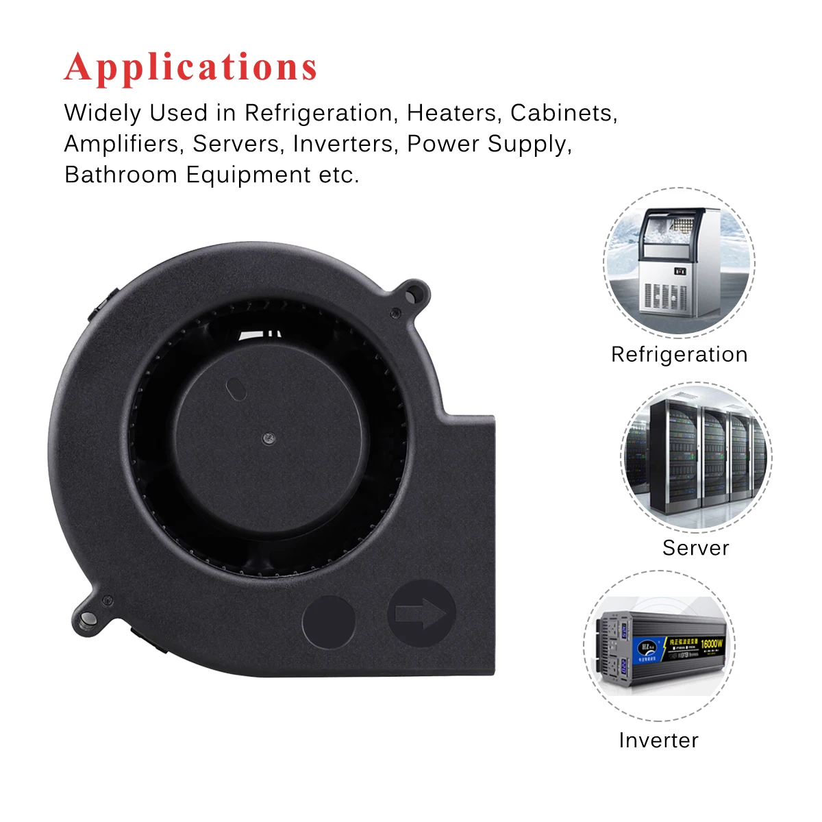2 шт. Gdstime AC 110 в 115 120 220 240 97x33 мм 97 центробежный вентилятор EC 9733 двойной шаровой