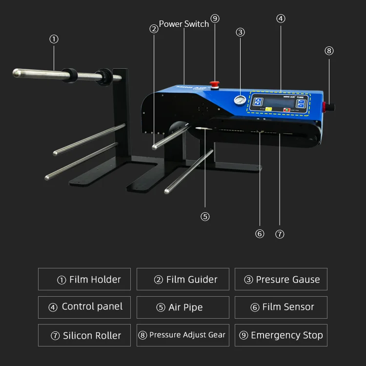 

MINI AIR TUBE 3 inflatable Air Column Cushion Bag Making Machine