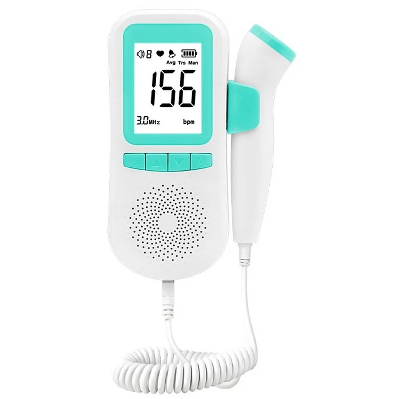 

Ультразвуковой допплер для мониторинга сердечного ритма плода для беременных, детский детектор звука B, сонар, стетоскоп без радиации, пере...