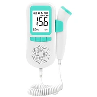 ultrasound doppler fetal heart rate monitor for pregnancy baby sound b detector sonar stethoscope no radiation rechargeable 3mhz