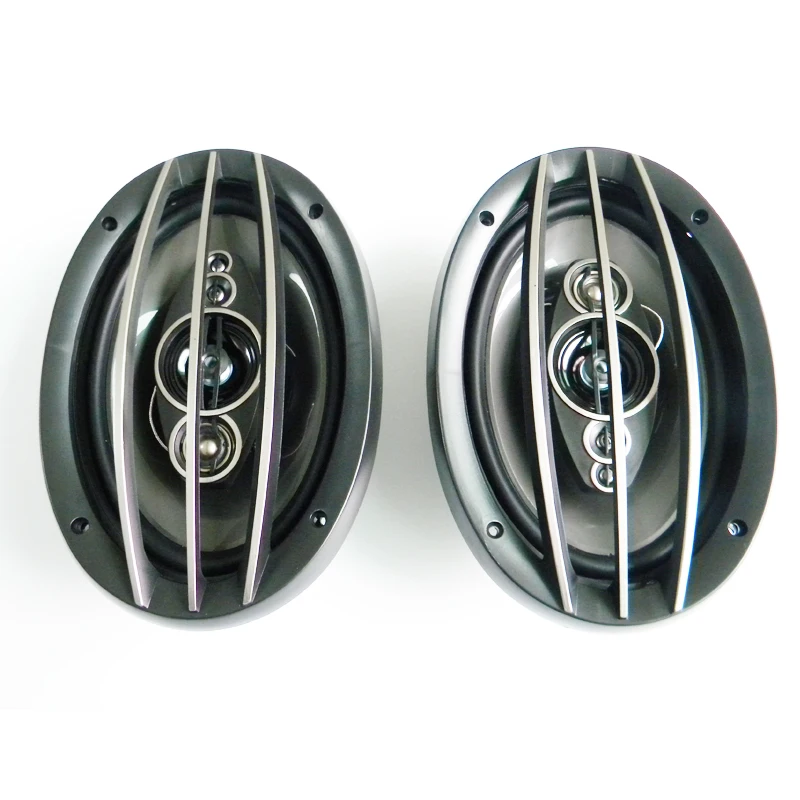 2pcs/Lot 6x9 inch Car Coaxial Speaker 1200W 4 ohm Van Bus Injection Cone Free Sent Cover Accessories