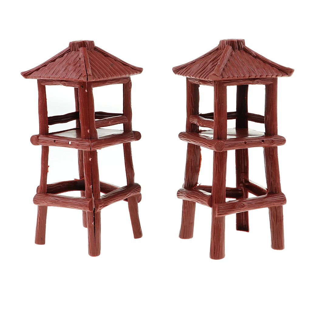 Комплект из 2 предметов в стиле милитари солдатика Сторожевая Башня 18 5 см для