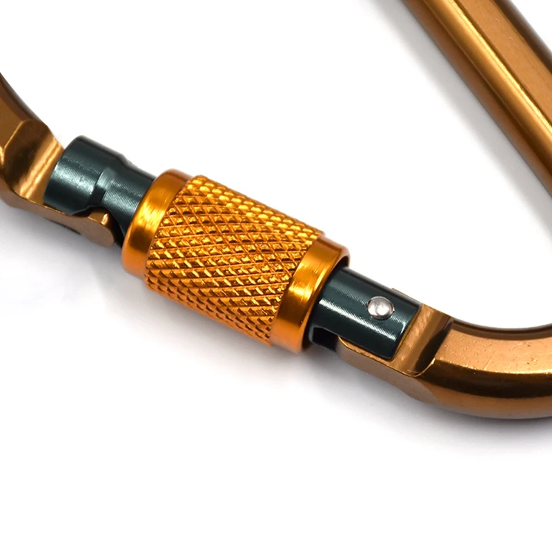 Пряжка для скалолазания профессиональный замок безопасности 25KN D образный