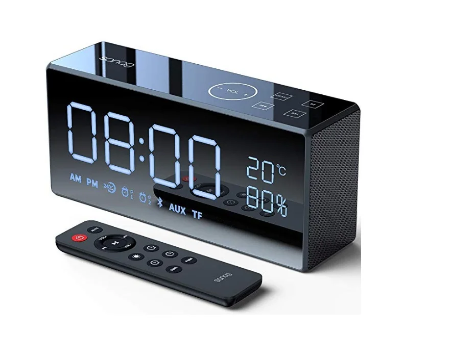 

Портативный стерео-динамик с будильником и басами, 10 Вт, со встроенным микрофоном, 4000 мА · ч