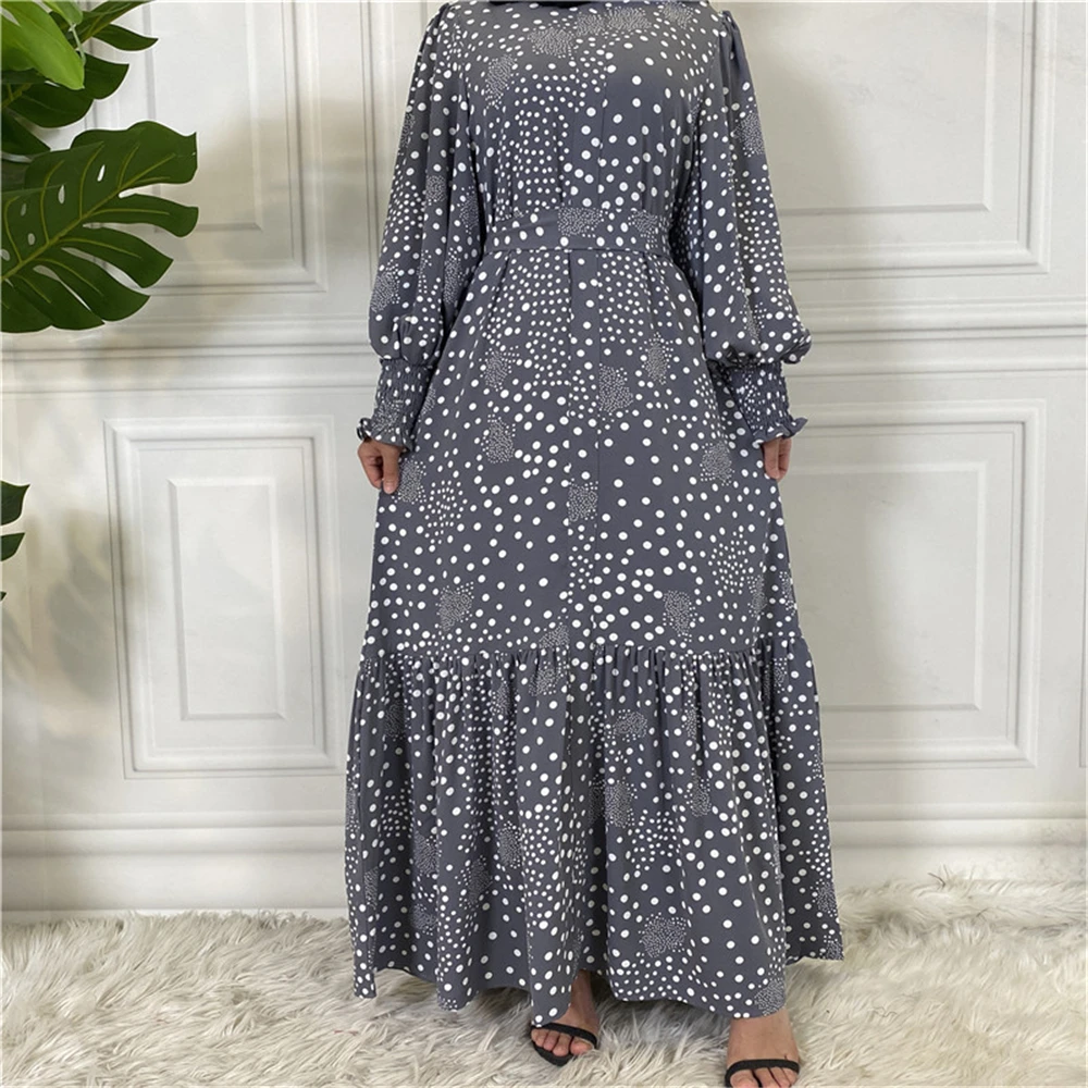 Дубай abaya платья в горошек кафтан Abaya пакистанский Турция Ислам Арабский
