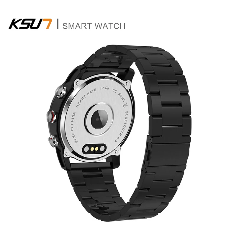 KSR903 Смарт-часы 1,3 ''IP68 Водонепроницаемые Bluetooth 4,2 смарт-часы мониторинг сердечного ритма компас спортивные часы для Android IOS
