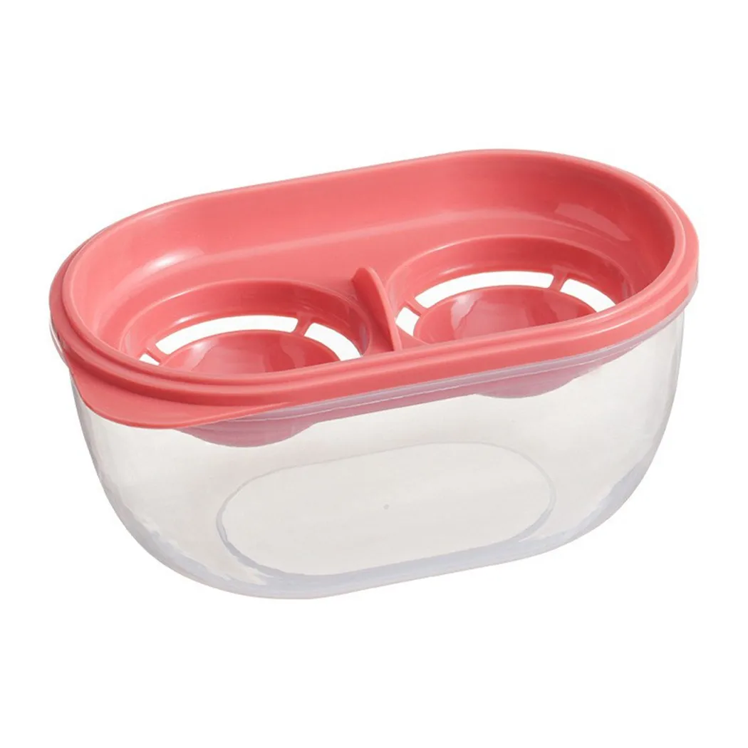 

Egg White Separator 2 Compartments Egg Yolk Filter Egg Liquid Colander With Protein Storage Box Kitchen Baking Accessories