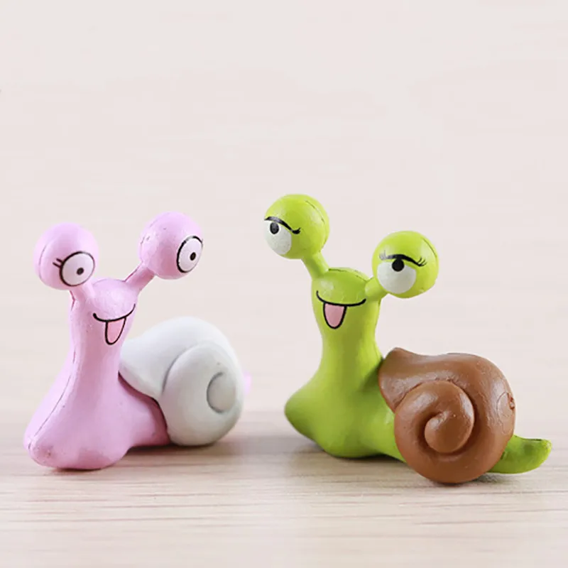 Miniature snail doll decoration 5PCS fairy garden house decorations DIY home accessories tools | Дом и сад