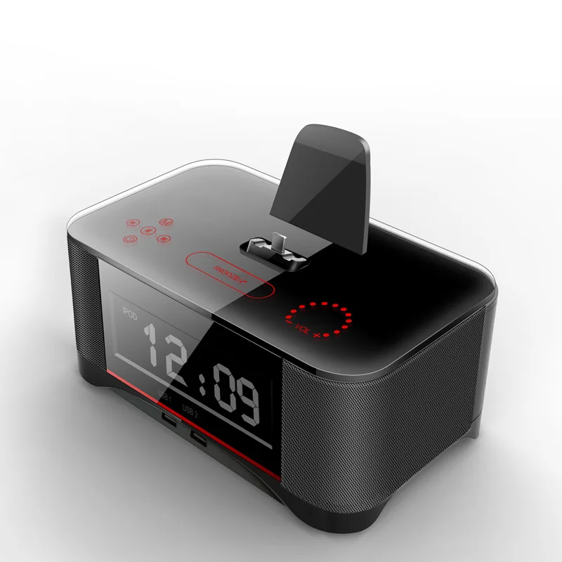 A8 lcd цифровой fm-радио будильник NFC bluetooth динамик пульт дистанционного управления для iphone 6 7 8 X для iphone 6s 7 8 plus для samsung