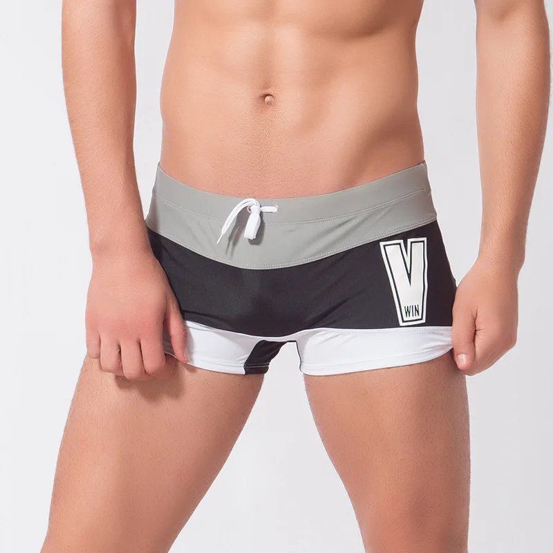 Новые мужские комбинированные боксеры для плавания с принтом оптовая продажа