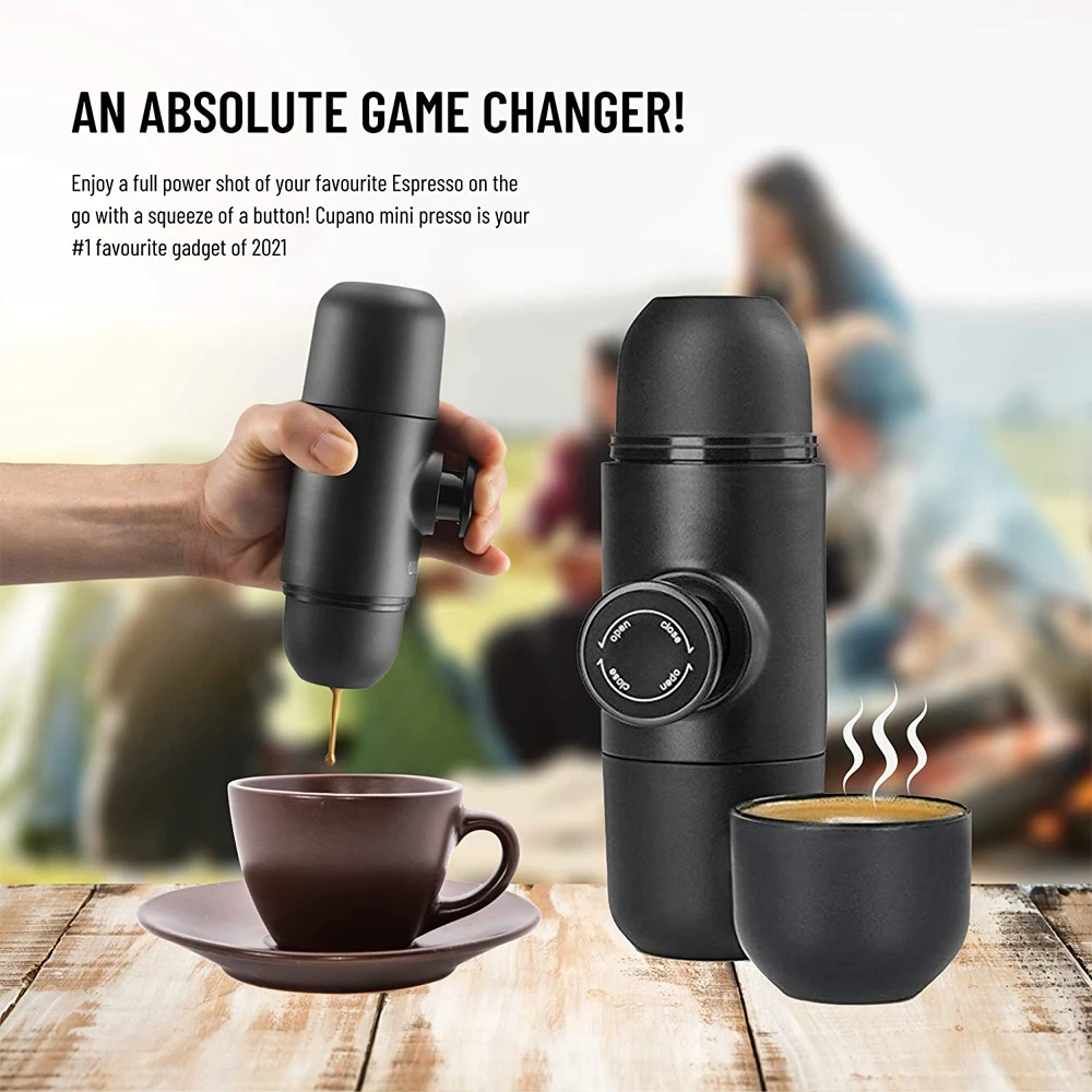 Espresso Coffee Machine Portable Filter Makers With Cups Coffeeware Perfect for Camping Hiking Outdoor Travel Gadgets | Дом и сад