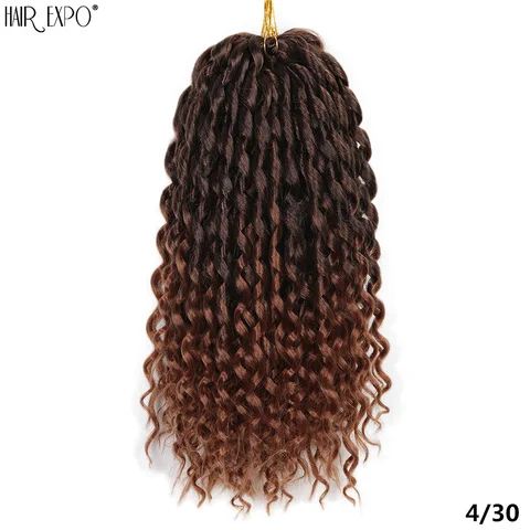 16 дюймов синтетические свободные глубокие волнистые плетеные накладные волосы для вязания крючком Freetress Омбре плетеные волосы вьющиеся волнистые для женщин волосы Expo City
