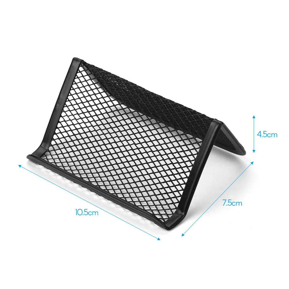 Бизнес металлическая сетка держатель для карт Дисплей Органайзер подставка