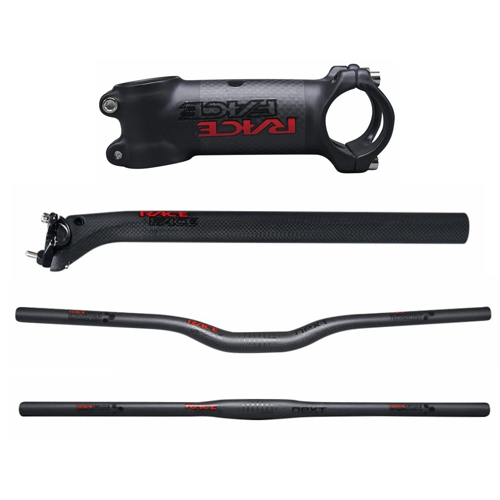 

Race Face Next Black Red Carbon Handlebar Sets Bicycle Mountain Bike Handlebar Stem SeatPost Cycling MTB Parts