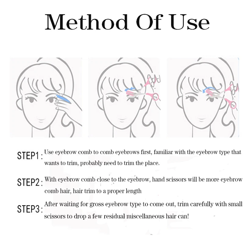 Триммер для бровей с расческой 3 цвета | Красота и здоровье