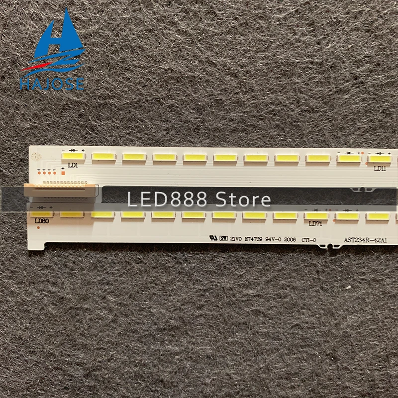 Original 2pcs/Lot LED Backlight Strip 80 LAMP For Sony 65&quotTV XBR KD-65X9000A NLAC50234L NLAC50234R RST234L-42A1 RST234R-44R | Лампы и