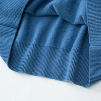 turtleneck cashmere women sweater loose warm jacket autumn winter 2020 all-match clothes wool nice blue suit simple style