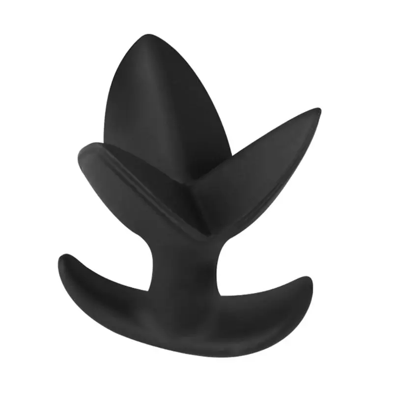 Секс игрушки силиконовая Анальная пробка в форме цветка расширяющаяся