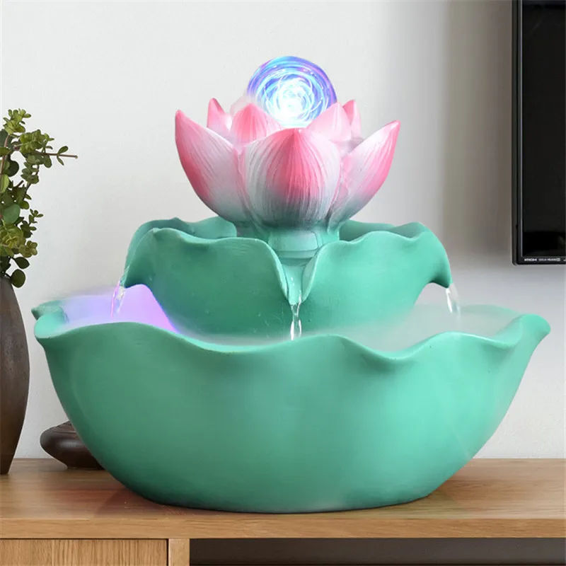 Lotus Water украшения для фонтана офисный Рабочий стол фэн шуй водные с передачей