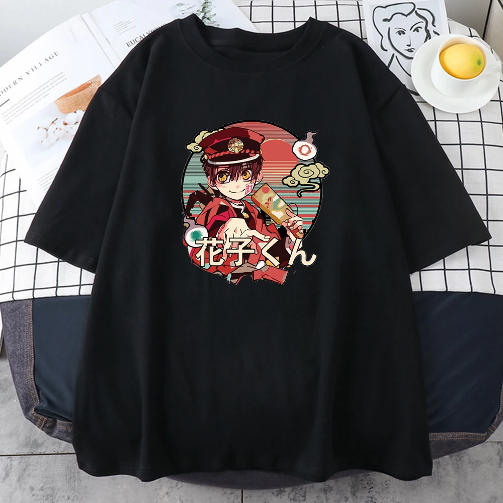 

Hanako Kun Anime Print T Shirts Summer Short Sleeve O Neck Streetwear Tshirts Female Overisze Tshirt Cartoon Harajuku Clothing