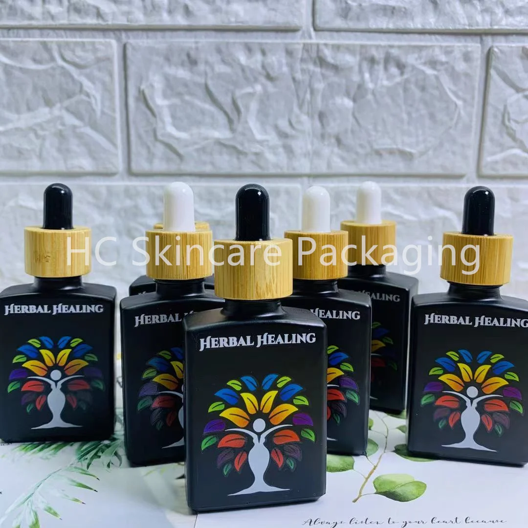 

Оптовая продажа заказной 30 мл матовая Стекло флакон-капельница бутылки пустые косметические эфирные масла матовый контейнеры для парфюмерных упаковок