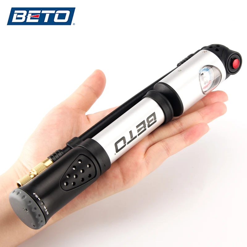 BETO MP036 300psi велосипедный Presta Schrader насос для шин MTB Портативный воздушный вилки