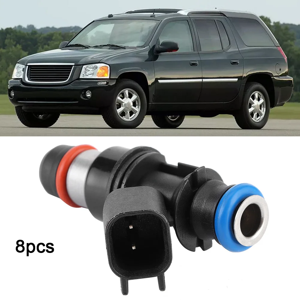 8pcs Fuel Injector Nozzle 12580681 Replacement Fit for Chevrolet Silverado 4.8 5.3 6.0 6.2 V8 Auto accessories | Автомобили и