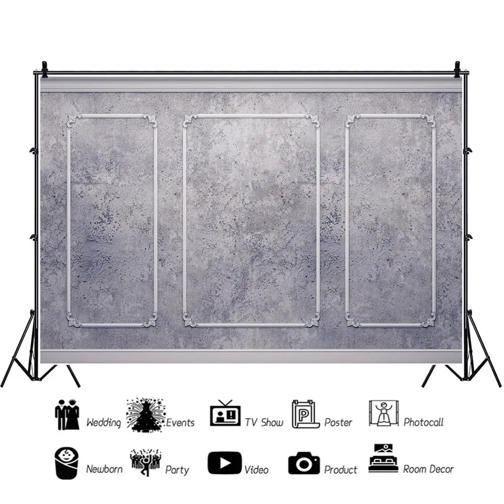 Старинная цементная настенная бумага Laeacco украшение для вечерние фотография