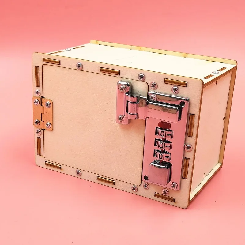 

1pc Kids Mechanical Lock Box Puzzle Toys Student Learning Training Board Game,