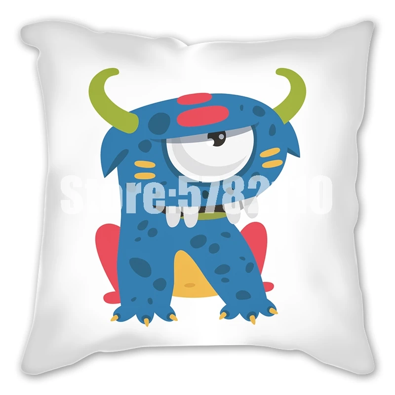 Симпатичная красочная подушка в виде букв монстра 45*45 см с английским алфавитом