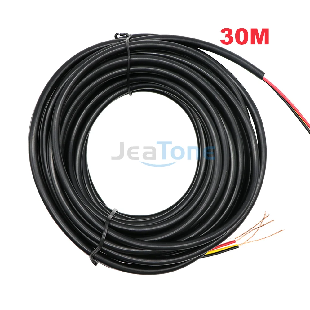 JeaTone видео Удлинительный кабель 4x0 2 мм 30 метров луженая медная проволока