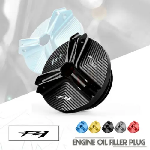 Motorcycle Accessories Engine Oil Drain Plug Sump Nut Cup Cover Oil Filler Cap for Yamaha FZ1 FZ6 FZ-S 1000 FZ8 FAZER