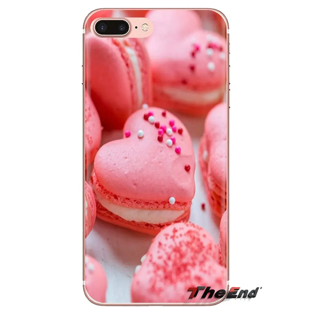 For Xiaomi Mi3 Samsung A10 A30 A40 A50 A60 A70 Galaxy S2 Note 2 Grand Core Prime Soft Transparent Cases Covers food Macaron |