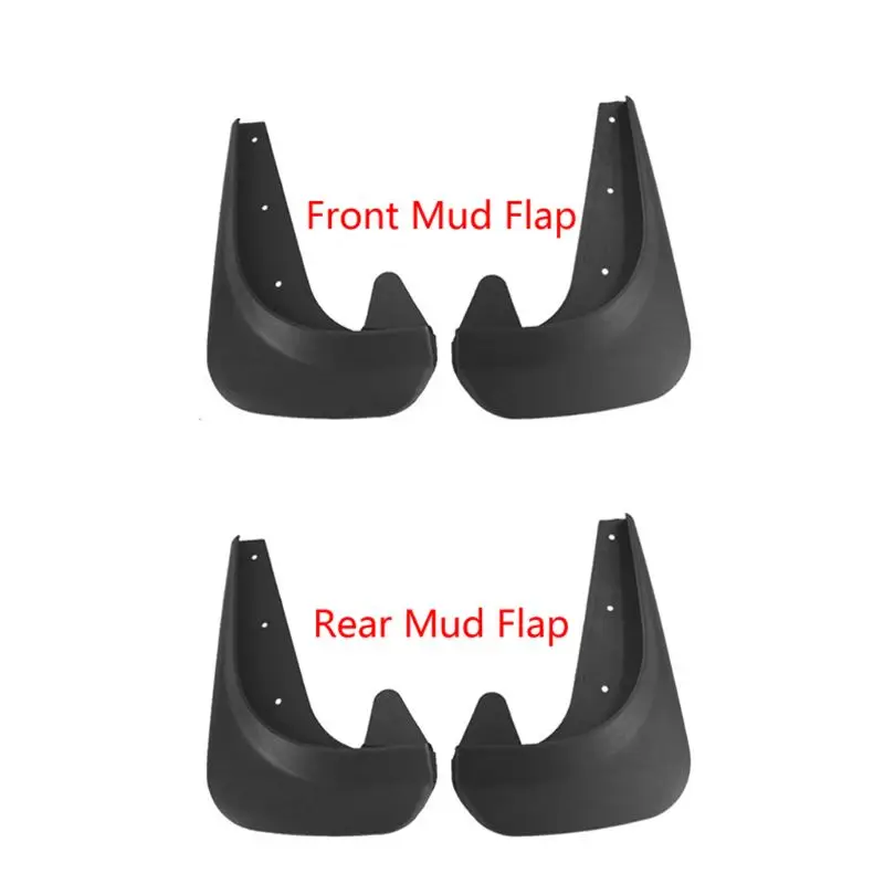

4pcs Car Accessories Universal Front Rear Mud Flap Flaps Splash Guard Mudguards