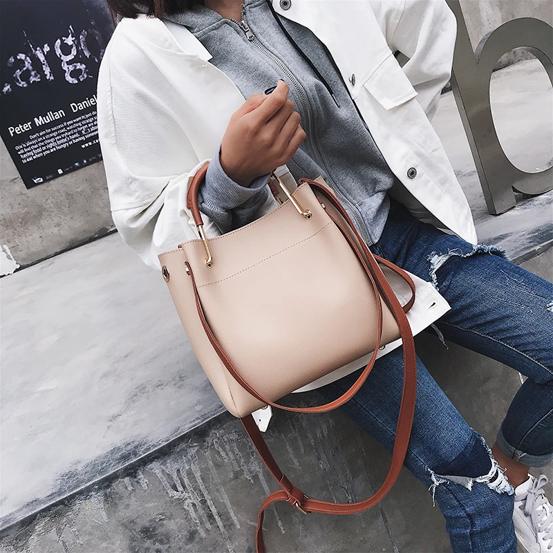 Летняя женская сумка Новая модная на плечо Корейская Сумочка большие