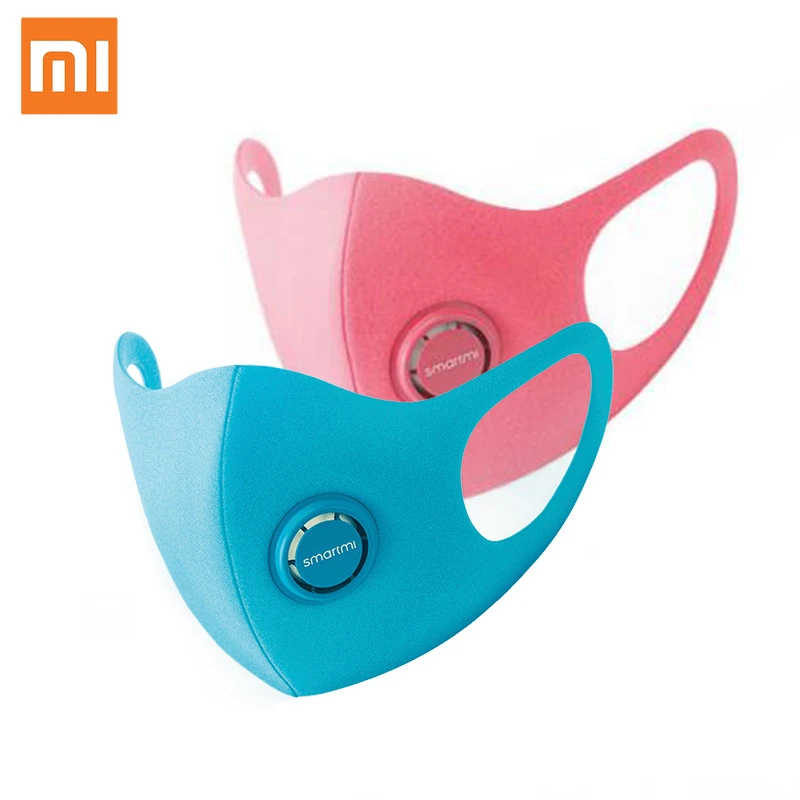 Xiaomi SmartMi Kid Mask детская легкая дышащая Дымчатая маска мощная фильтрация РМ2, 5 Блокировка аллергенов для друзей, 1 шт
