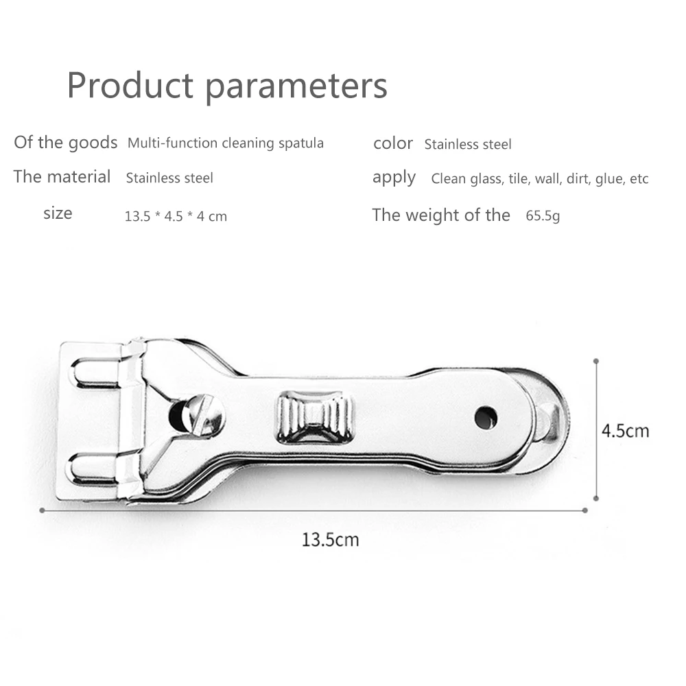 Скребок из нержавеющей стали для очистки стеклянной керамической плиты |