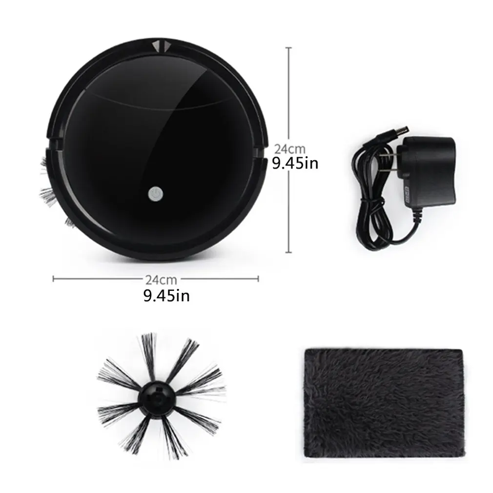 Умный бытовой 3 в 1 робот уборщик ультратонкий небольшой перезаряжаемый пылесос