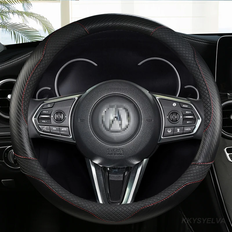 

Углеродное волокно, кожа 37-38 см, фотозащита от скольжения для Acura TL TSX MDX RSX Type S TLX ILX ZDX CL, автомобильные аксессуары
