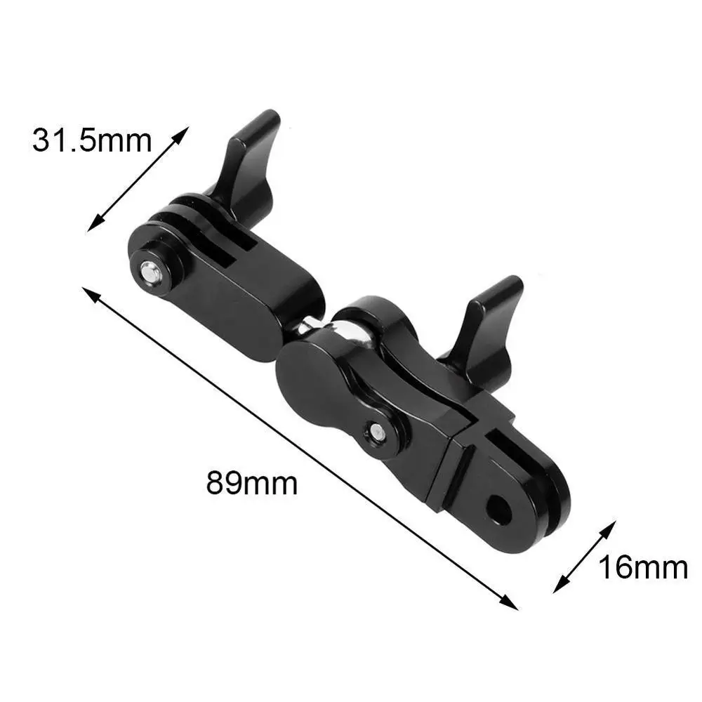 

360 Degree Rotating Bracket Adapter Helmet Adapter For Gopro Osmo Action EKEN Action XIAOYI Metal Material Bracket DJI Came K5E5