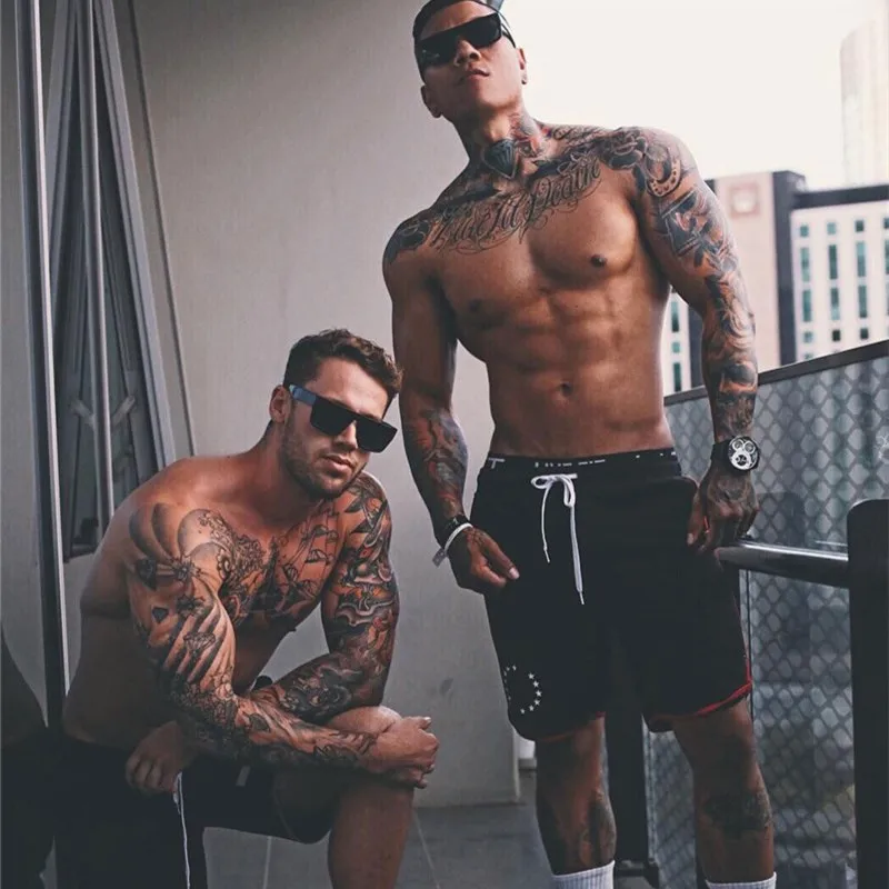 2018 летние мужские шорты Профессиональные фитнес бодибилдинг модные